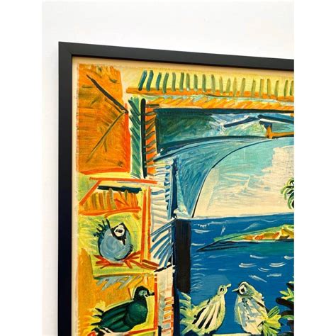 Pablo Picasso Vintage 1962 Cote D Azure Mourlot Fine Art Lithograph