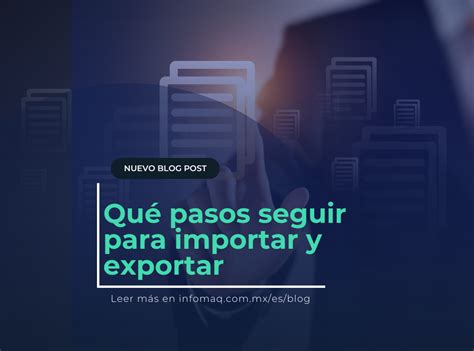 Pasos A Seguir Para Importar Y Exportar Blogs InfoMAQ