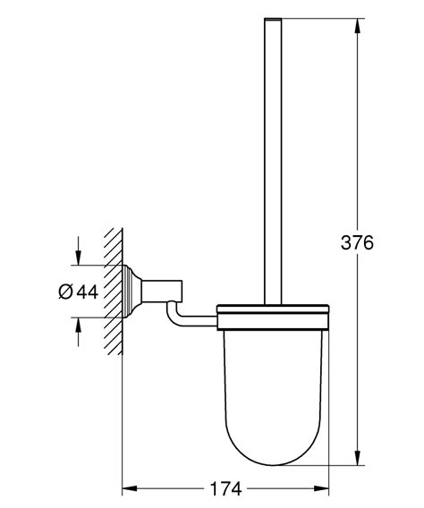 Essentials Authentic مجموعة فُرش حمام Grohe