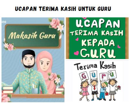 Contoh Ucapan Terima Kasih Untuk Guru Dari Murid TK SD