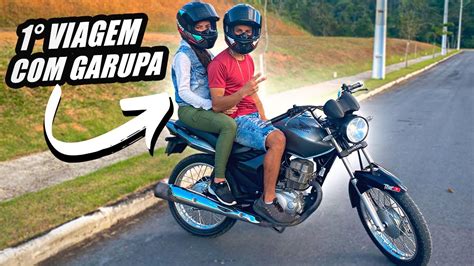 Viagem Garupa Moto De Baixa Cilindrada Fan Youtube