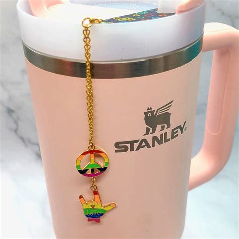 Rainbow Charm For Tumblersstanley Pride Charmcharms For Tumblersswig