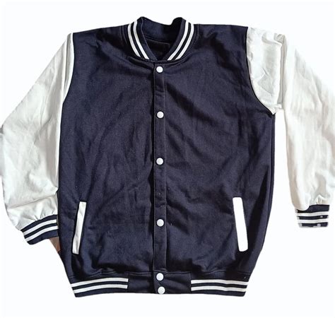 Blue Men Cotton Varsity Jacket At Rs Piece Men Varsity Jackets In