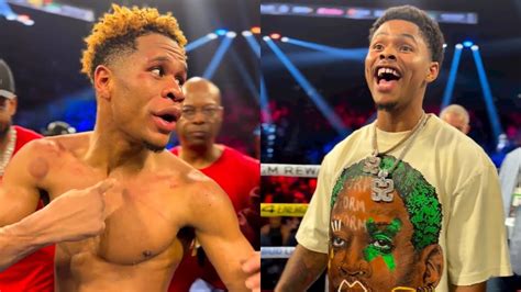 Shakur Stevenson Calls Out Devin Haney Face To Face Reacts To Vasyl