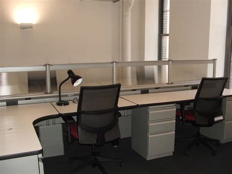 Office Interiors: Office Furniture Layouts with Used Cubicles, MI