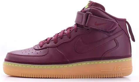 Nike Air Force Lv Mid Night Maroon For Sale Authenticity