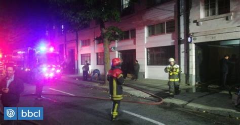 Incendio En El Centro De Concepción Provoca Cierre De Calle Rengo Nacional Biobiochile