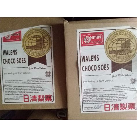 Jual Nissin Walens Choco Soes Dan Wafer Coklat Nissin Kartonan Murah