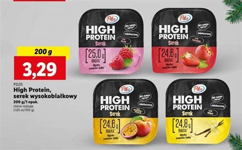 Promocja Pilos High Protein Serek Wysokobia Kowy G Lidl