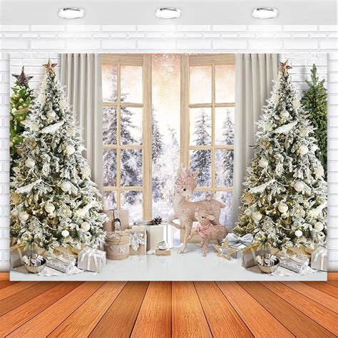 Avezano Christmas Backdrops For Photography Xmas Tree