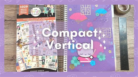 A5 Plan With Me COMPACT VERTICAL FRANKENPLANNER Erin Condren