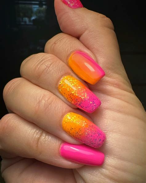 Pink Orange Ombre Nails 30 Looks To Try This Month Nail Designs Daily