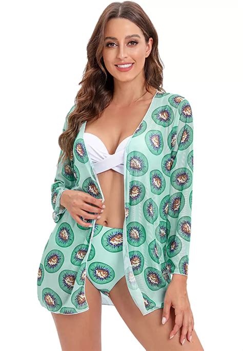 Buy Lycka Lkl A Lycka European Style Bikini And Robe Sets Green