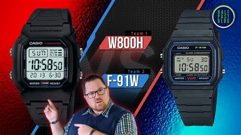 THIS Is The BETTER Casio F 91W VS W800H 1AV Watch Review YouTube