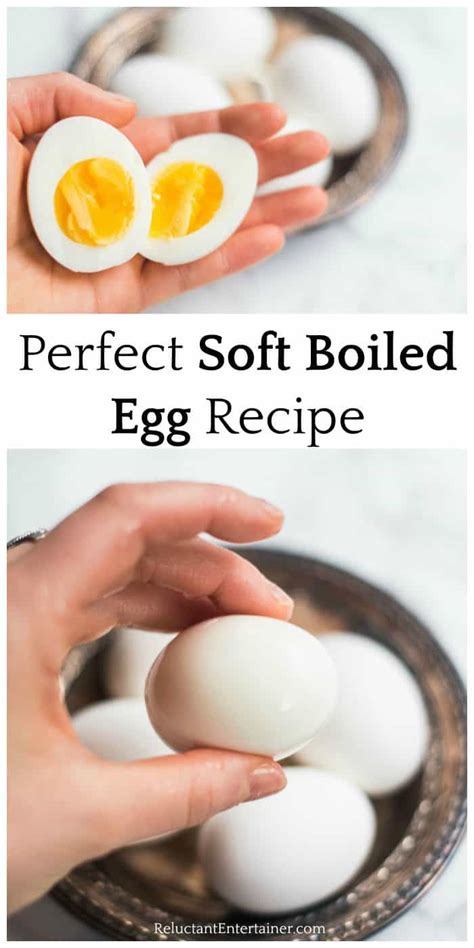 Perfect Soft Boiled Egg Recipe Reluctant Entertainer