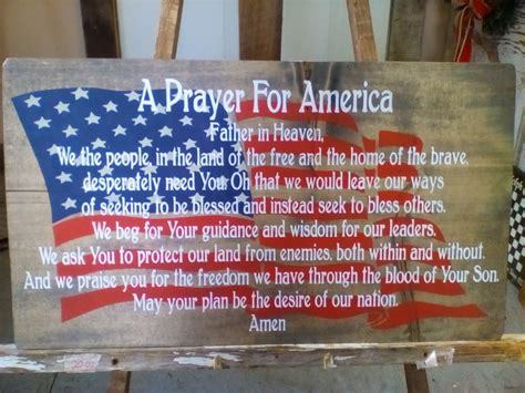 American Flag Prayer