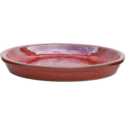 Gardeners Edge Round Saucer Mm Red Mitre