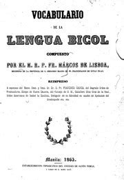 Bikol language | Open Library