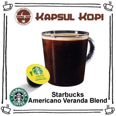 Jual Starbucks Americano Veranda Blend Ecer Kapsul Kopi Nescafe Dolce