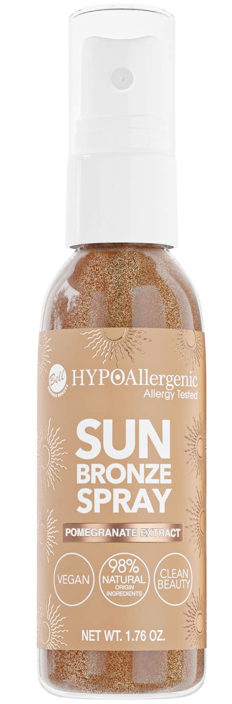 Bell Hypoallergenic Sun Bronze Spray Ingredients Explained