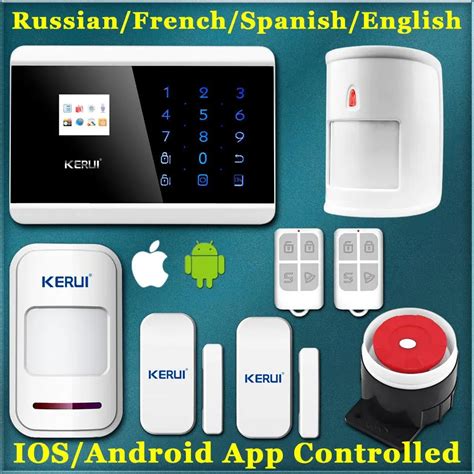 Kerui Gsm Pstn Home Security Burglar Voice Alarm System Spanish France