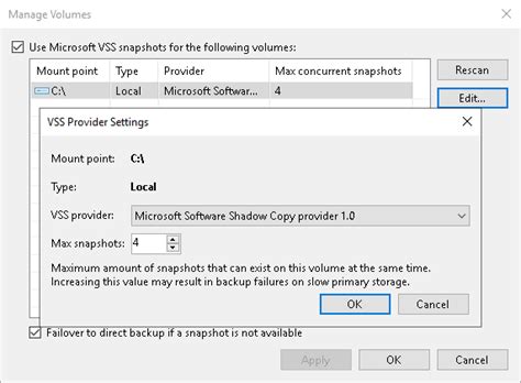 Step Specify Settings For Connected Volumes User Guide For Vmware