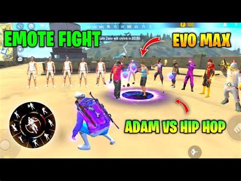 Free Fire Emote Fight On Factory Roof Adam VS Hip Hop New Evo Max