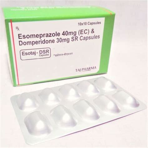 Esomeprazole Ec Domperidone Sr Capsules 40 30Mg At Best Price In Mumbai