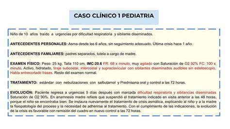 Pediatría Caso Asma Bronquial LaPepaMédica uDocz