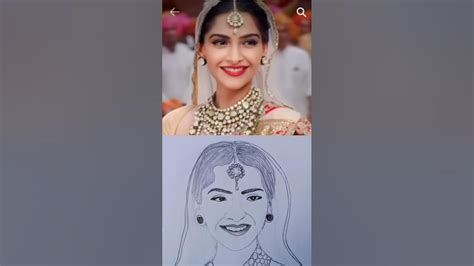 Sonam Kapoor Drawinghow To Draw Sonam Kapoor Sketch Viral Drawing