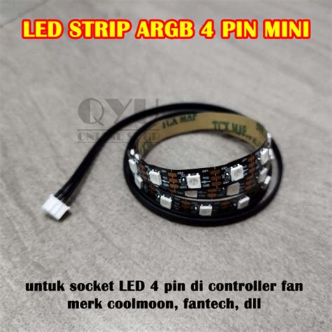 Jual Led Strip Addresable Rgb Argb Pin Mini Controller Fan Coolmoon