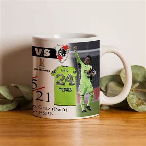 Taza Plastico Enzo Perez Arquero River Plate Libertadores En Venta