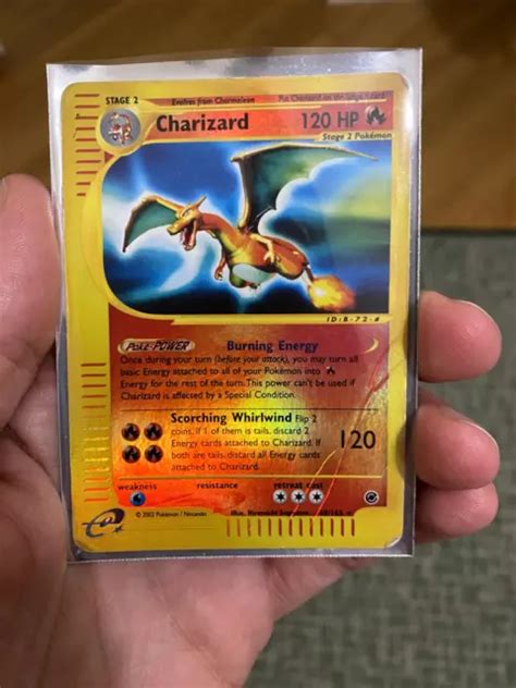 CARTA POKÉMON Charizard Expedition base Set REVERSE HOLO ENG EX 40