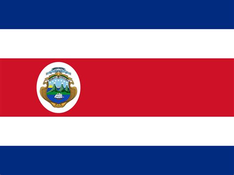 Costa Rica Flagge Hintergrundbild