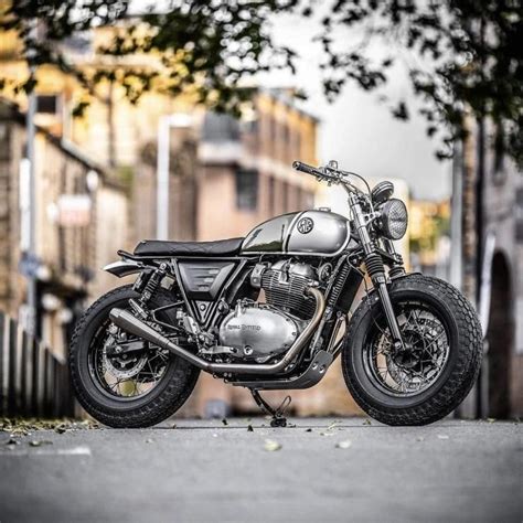 Royal Enfield Interceptor Tastefully Modified Into A Street Tracker