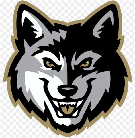 Wolf Head Logo Png Gresham Greywolves Logo Png Transparent With Clear