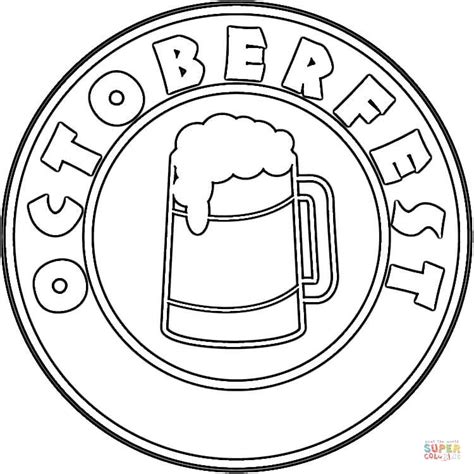 Oktoberfest Coloring Page Free Printable Coloring Pages