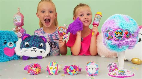 Opening New Cotton Candy Series Pikmi Flips Pikmi Pops Surprise Toys