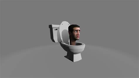 3d Model Skibidi Toilet 2 Vr Ar Low Poly Cgtrader