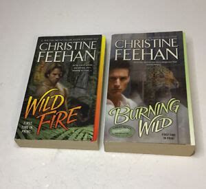 Christine Feehan Leopard Series Paperback Wild Fire Burning Wild Set Of ...