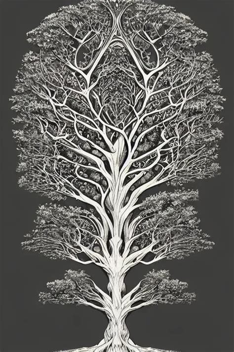 A Tree Manga Cover Intricate Elegant Highly Stable Diffusion