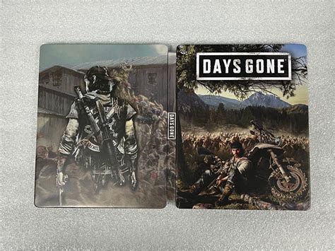 Days Gone Custom Made Steelbook Case Only For Ps4 Ps5 Xbox No Game New