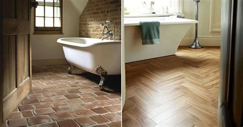stylish bathroom flooring ideas   durable  chic