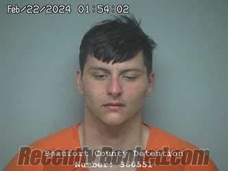 Recent Booking / Mugshot for NICHOLAS BLUE BURGIS in Beaufort County, South Carolina