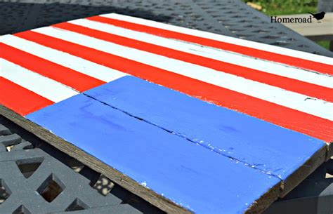 Rustic American Flag Using Pallet Wood