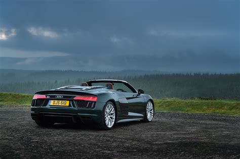 audi r8 spyder v10 plus, audi r8, audi, 2017 cars, cars, 4k, hd HD Wallpaper