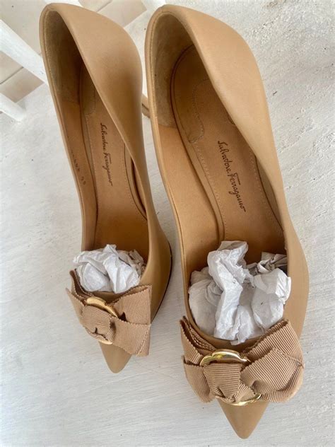 Ferragamo Nude Pumps On Carousell