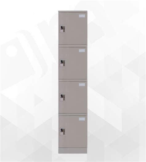 Maletek Locker Lp 4 Puertas Gris