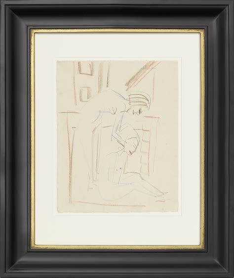 Buy Picture Untitled A Seated Nude And A Nude Bending Over After