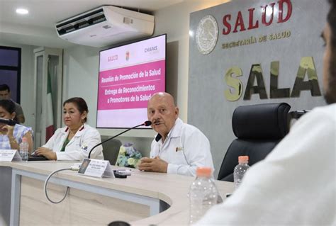 DR PEPE CRUZ reconoce trabajo de Promoción de la Salud en Chiapas en